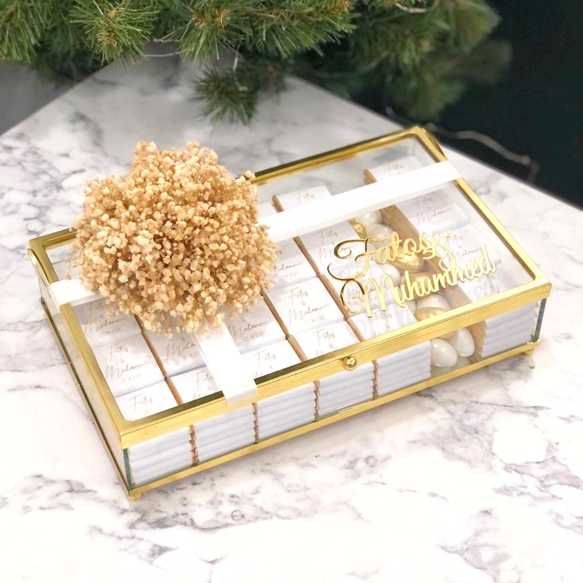 İsteme Çikolatası Gold-BeyazCipso