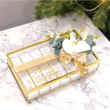 İsteme Çikolatası Gold-Orkide