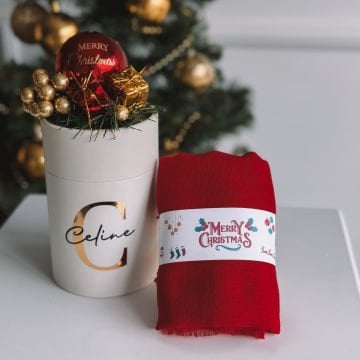 Kişiye Özel Yılbaşı Hediyesi Şal