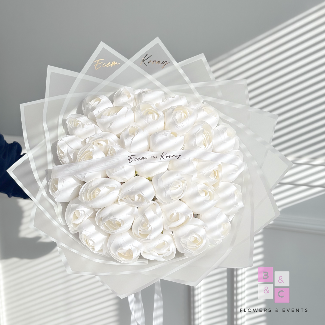 Büyük Boy Solmayan Şakayıklı İsteme Çiçeği