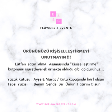 Gold Yüzük Kutusu - Pembe