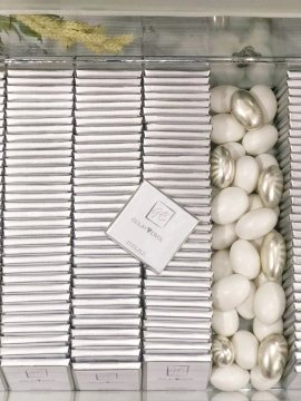 İsteme Çikolatası Gümüş-Orkideli