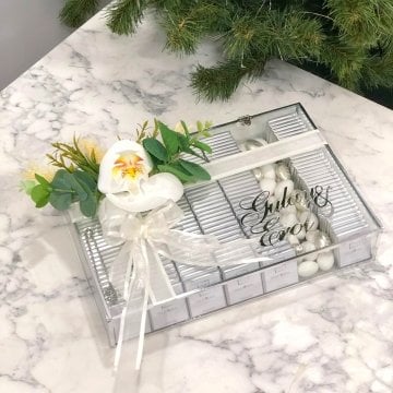 İsteme Çikolatası Gümüş-Orkideli