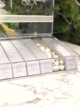 İsteme Çikolatası Gümüş-Orkideli