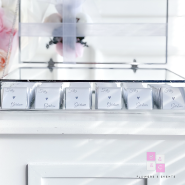 2'li Set-Karışık Solmayan  Şakayıklı İsteme Çiçeği & İsteme Çikolatası