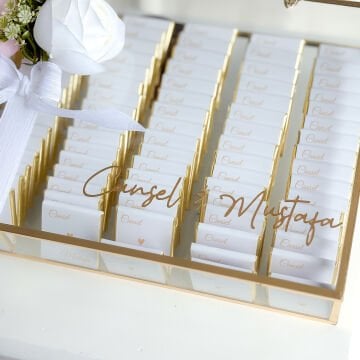 2’li Set Tüllü İsteme Çiçeği&İsteme Çikolatası