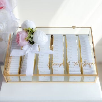 2’li Set Tüllü İsteme Çiçeği&İsteme Çikolatası