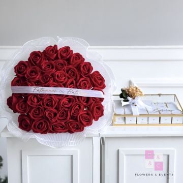 KAMPANYA - Orta Boy İsteme Çiçeği ve İsteme Çikolatası