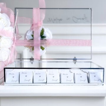 2'li Set-Pembe Tüllü Büyük Boy İsteme Çiçeği&İsteme Çikolatası