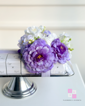 Nergis Süslemeli İsteme Çikolatası- 100 adet