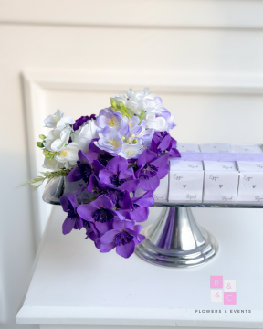 Nergis Süslemeli İsteme Çikolatası- 100 adet