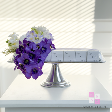 Nergis Süslemeli İsteme Çikolatası- 100 adet