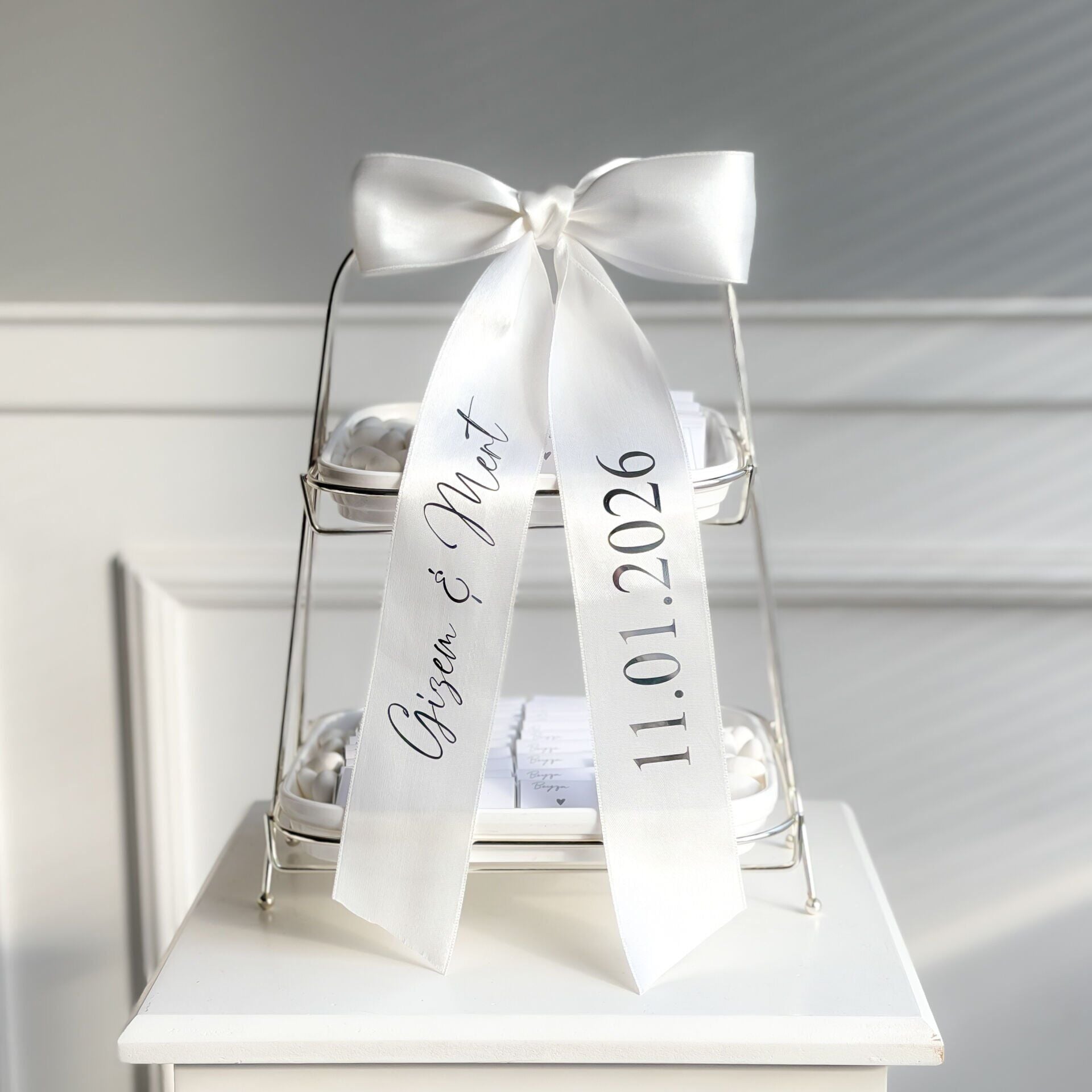 İki Katlı İsteme Çikolatası Gümüş - 150 adet