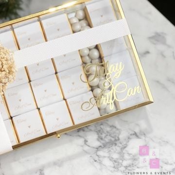 2'li Set - Mega Boy  İsteme Çiçeği ve İsteme Çikolatası