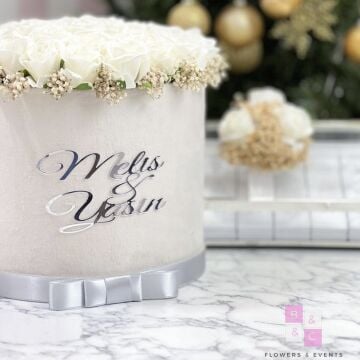 2'li Set - Orta boy İsteme Çiçeği & İsteme Çikolatası