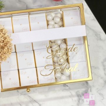 2'li Set - Orta boy İsteme Çiçeği & İsteme Çikolatası