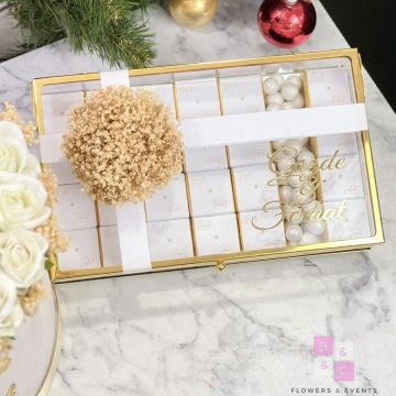 2'li Set - Orta boy İsteme Çiçeği & İsteme Çikolatası