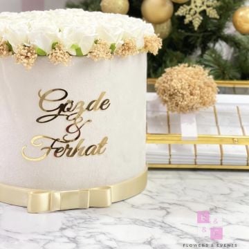 2'li Set - Orta boy İsteme Çiçeği & İsteme Çikolatası