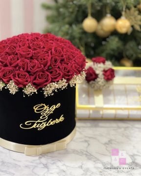 2'li Set - Büyük Boy İsteme Çiçeği ve İsteme Çikolatası