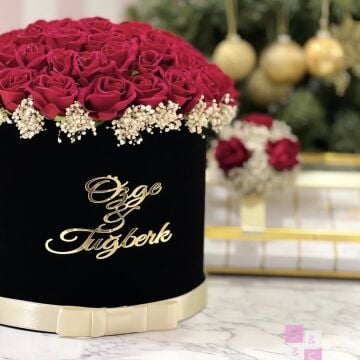 2'li Set - Büyük Boy İsteme Çiçeği ve İsteme Çikolatası